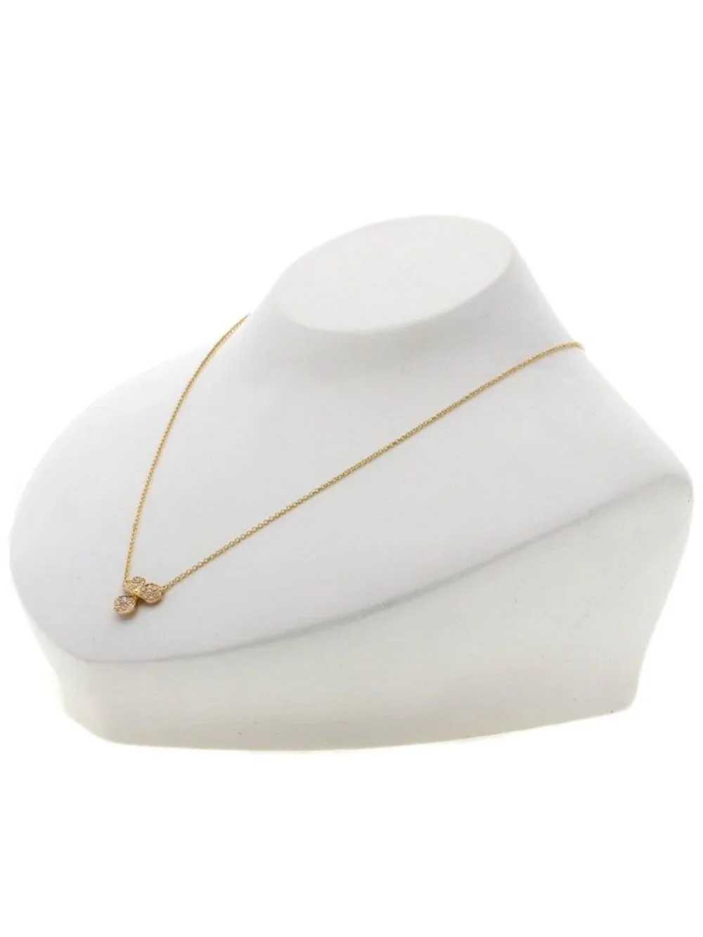 Tiffany & Co Paper Flower Diamond Necklace 18k PG